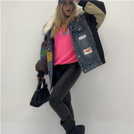 Giubbotto foderato con toppe STORY